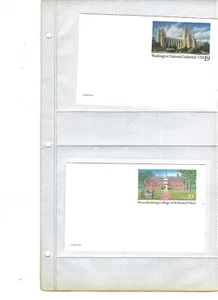 US: 2 postal cards NEW/used MNH 122925 - Picture 1 of 1