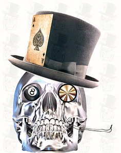 Gráficos personalizados sofisticados de cráneo - Imagen 1 de 1