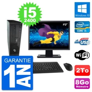 PC Fujitsu E500 Dt Bildschirm 19 " Intel i5-2400 RAM 8Go Disc 2To Windows 10 - Bild 1 von 3
