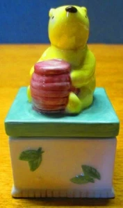 Winnie The Pooh w/Honey Jar Trinket Box, Excellent Condition! - Picture 1 of 4
