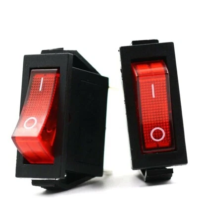 POLLIN 2 x Wippenschalter 3-pol. beleuchtete Wippe KippSchalter 24V/15A Stel.: ON/OFF