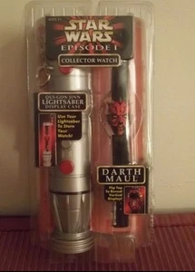 Star Wars Darth Maul Collector Watch w/ Lightsaber Display Case - Picture 1 of 2
