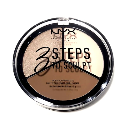 NYX Professional Makeup-3 Steps to Sculpt Face Sculpting Palette - Fair - Sealed - Image 1 of 4
