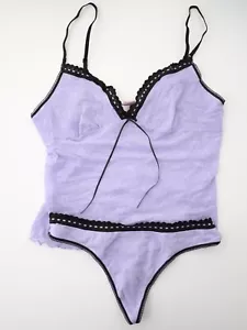 NEW Victoria's Secret VTG Y2K Lace Cami Camisole Thong Panties MEDIUM - Picture 1 of 14