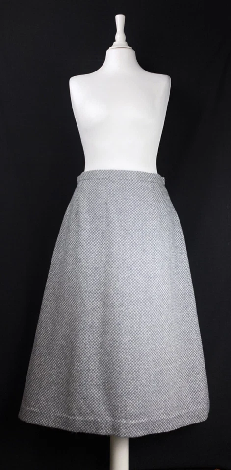 Auténtica falda larga de lana de alpaca vintage de los 80 Aquascutum para mujer talla US 8 UK 10 Foto 1 de 4