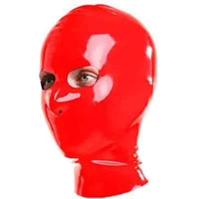 Role-playing Sexy Hood Mask Full Helmet Sexy Men and Women PVC Mask - Image 1 of 4