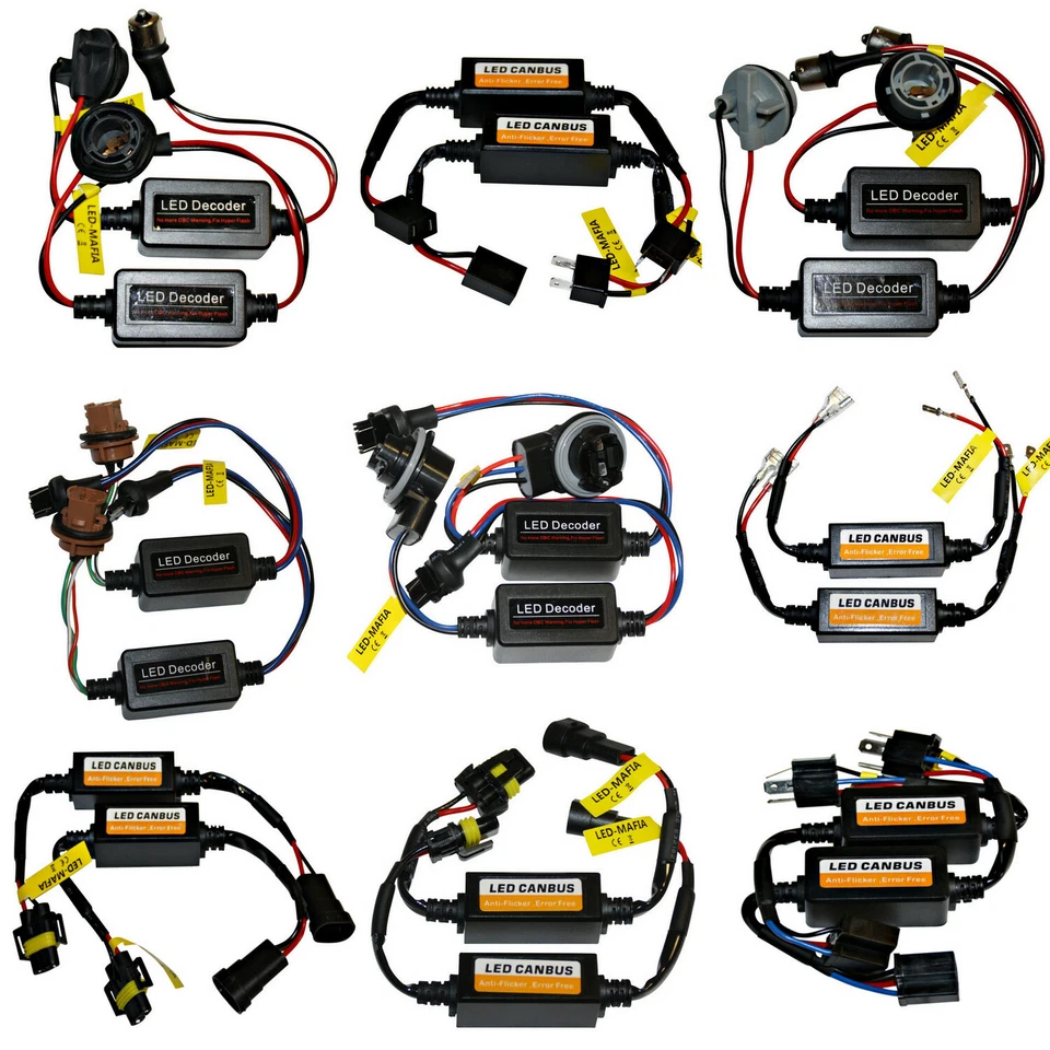 2 Resistor Load Resistors Car BAY15D H1 H3 Headlight Indicator - Image 1 of 1