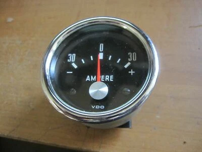 AMPERÍMETRO OPEL KADETT RALLYE MANTA RALLYE HECHO EN ALEMÁN ORIGINAL OPEL VDO RARO  Foto 1 de 4