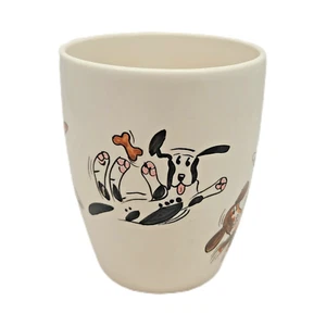Boston Warehouse Trading Playful Pups Kaffee Tee Becher Hunde 2004 Vintage - Bild 1 von 7