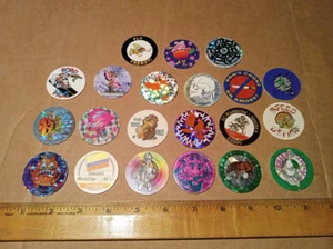 Konvolut 46 Vintage 90er Jahre Pogs Slammer Road Hog Speed Demon - Bild 1 von 11