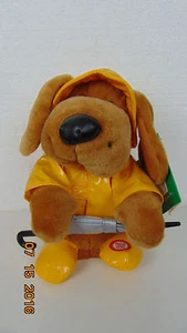 Rainy Dog with an umbrella Musical Dog Seymour Mann Collectible Yellow  - Picture 1 of 6