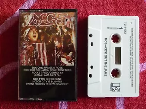 MC5 Kick Out The Jams CASSETTE TAPE Elektra 1969/197? Reissue No Barcode - Picture 1 of 2