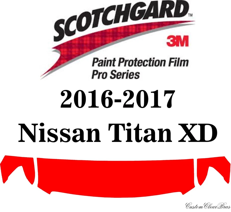 3M Scotchgard 油漆保护膜 Pro 系列 适合 2016 2017 年日产 Titan XD — 第 1/3 张图片