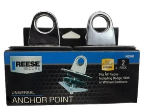 REESE Pick-up Truck Universal Anchor Point Chrome 2-Pk #9423800 - Picture 1 of 1