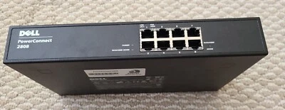 Dell Power Connect 2808 8-Port Gigabit Managed Ethernet Network Switch - Image 1 of 3