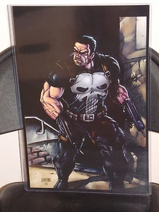 Marvel The Punisher Glossy Print 11 x 17 In Hard Plastic Sleeve - Picture 1 of 1