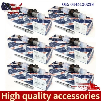 6X Inyectores de combustible diésel Bosch para Dodge Ram 2500 3500 5,9 L Cummins 0445120238 Foto 1 de 4