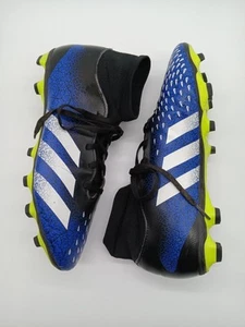 Adidas Predator FG Demonscale Soccer  Shoes Lace Cleats Blue Black  size us 8 - Picture 1 of 9