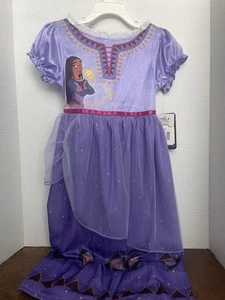 Disneys Wish Asha & Star Fantasy Nightgown Girls Size 4 NWT $45 Value - Picture 1 of 4