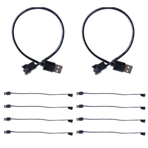 10 StüCk USB auf 4 Pin LüFter Adapterkabel Computer PC LüFter Stromkabel St5206 - Bild 1 von 7