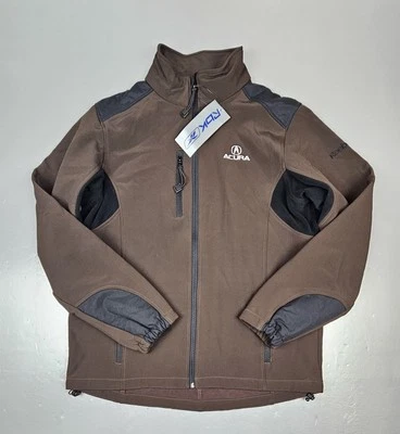 Reebok Jacket Mens Large Brown ACCURA Soft Shell Coat Sherpa Fleece Lining NWT  - Image 1 of 4