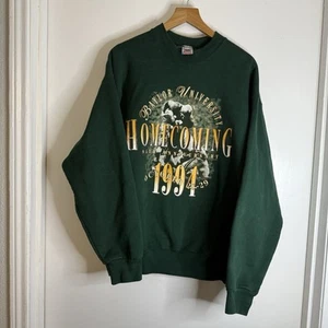 Vintage 1994 Baylor University Bears Football Homecoming Sweatshirt Size L - Bild 1 von 5