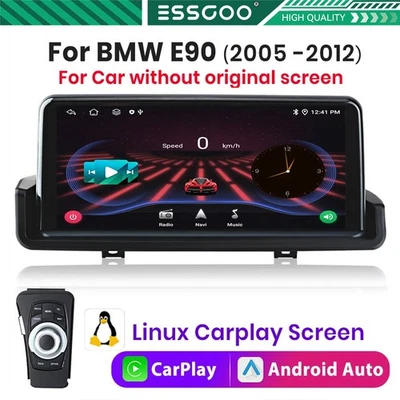 For BMW 3 Series E90 328i 335i 10.25"Android 14 Car GPS Stereo Radio Carplay BT - Image 1 of 4