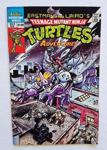 Teenage Mutant Ninja Turtles Adventures #8 - 1990 1st Wingnut & Screwloose! - Bild 1 von 4