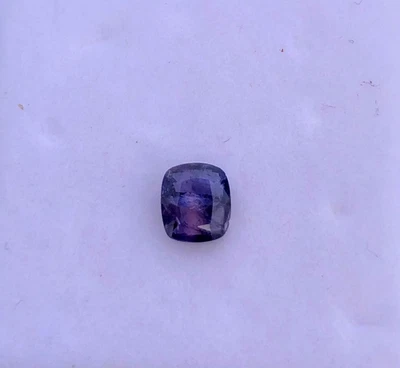 0.75ct Natural Sapphire Cushion Cut Deep Blue Gemstone from kashmir - Image 1 of 4