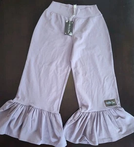 Matilda Jane Hose Damen XS Camp Wayfarer Big Ruffles Cropped Flare Lila E1 - Bild 1 von 9