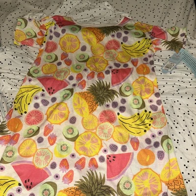 Camisón estampado de frutas Cat & Jack para niñas talla L (10/12) nuevo con etiquetas Foto 1 de 4