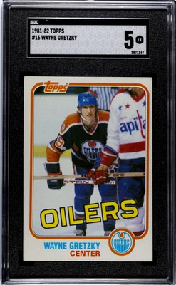 1981-82 Topps #16 Wayne Gretzky SGC 5 - Image 1 of 2