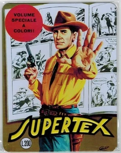 Tex Sammlerdecken - Supertex - Metallschild - Bild 1 von 1