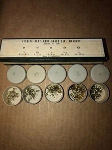 New Fitrite Brass Watch Dial Washer Assortment Kit #300 - Watchmaker Parts - Picture 1 of 2