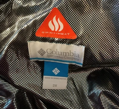 Chaqueta acolchada Columbia Omni-Heat para mujer 2X - Capucha desmontable - Nueva sin etiquetas Foto 1 de 4
