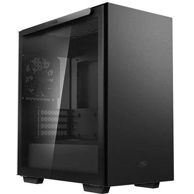 Deepcool Macube 110 Micro Tower 2 X Usb 3.0 Tempered Glass Side Window Panel Bla - Image 1 of 1