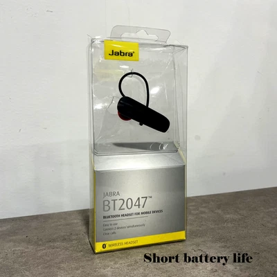 Jabra BT2047 Wireless Bluetooth Mono Headset Black - Used - Short battery life - Image 1 of 2