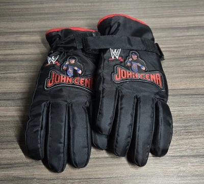 WW World Wrestling Boys Lined Gloves John Cena One Size Fits Most Multi-Color - Image 1 of 4