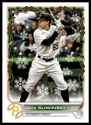 2022 Topps Holiday #HW103 Jack Suwinski RC - Image 1 of 2