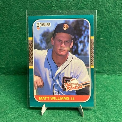1987 Donruss Baseball The Rookies / Matt WIlliams RC #45 - Image 1 of 2