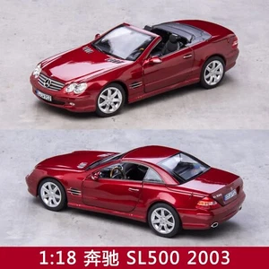 1: 18 NOREV Mercedes Benz SL500 2003 R230 sports car alloy car model - Picture 1 of 1