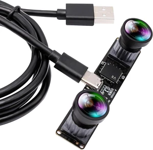 USB Kamera 1080P 60fps 4MP Synchronisation Dual Objektiv USB Kamera mit 120 Grad - Bild 1 von 12