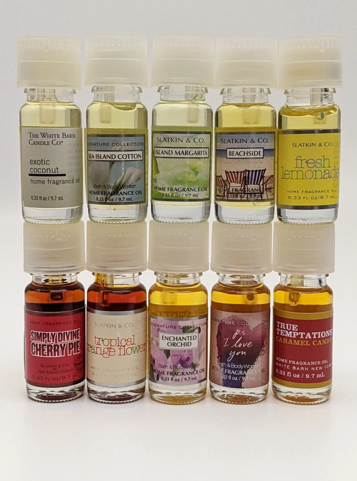 Aceite de fragancia para el hogar Bath & Body Works Slatkin 0,33 oz ELIGE: descontinuado ~ NUEVO Foto 1 de 1