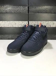 New Nike Air Force 1 Mid '07 “Obsidian” BQ4592-400 Men's Size 9 Sneakers RARE - Picture 1 of 5