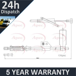 Fits Nissan Almera 1.5 1.8 2.2 D dCi Purevue Rear Left Hand Brake Cable - Picture 1 of 2