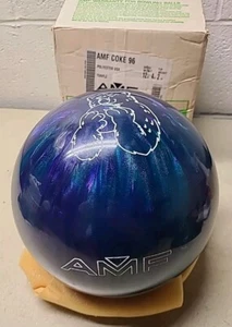 VTG AMF Coca-Cola Coke Bear 96 Limited Edition Bowling Ball 12lb w BOX UNDRILLED - Picture 1 of 9