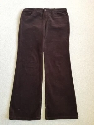 Womens Pants-CHAPS RALPH LAUREN-brown cotton stretch corduroy straight jean-16 - Image 1 of 4