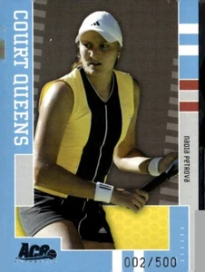 2005 Ace Tennisplatz Queens Silber Nadia Petrova Serie #2/500 #CQ9 - Bild 1 von 2