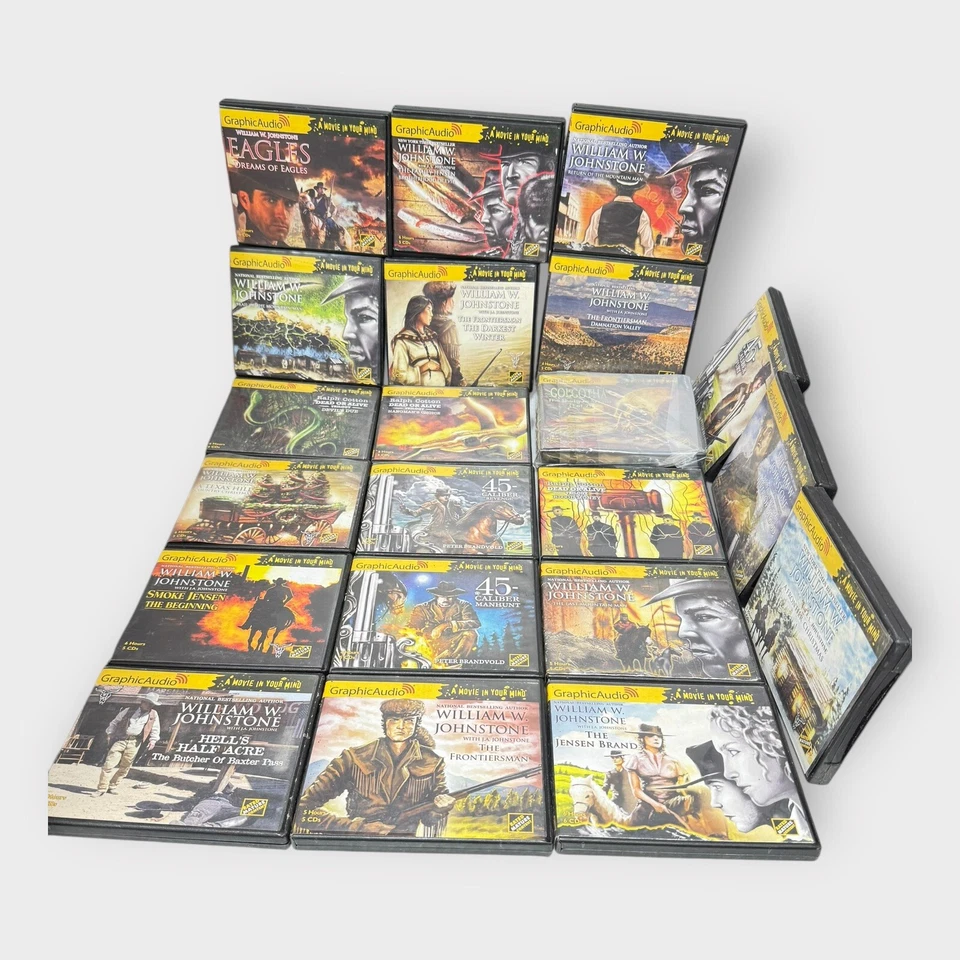 GraphicAudio Books LOT Of 22 - WESTERNS AND OTHERS - Imagem 1 de 4