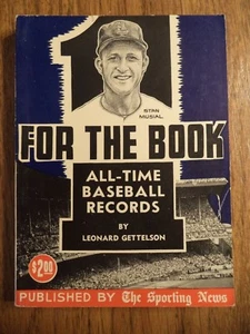 1958 ONE FOR THE BOOK ALL TIME BASEBALL RECORDS PUBLISHED BY THE SPORTING NEWS - Picture 1 of 12